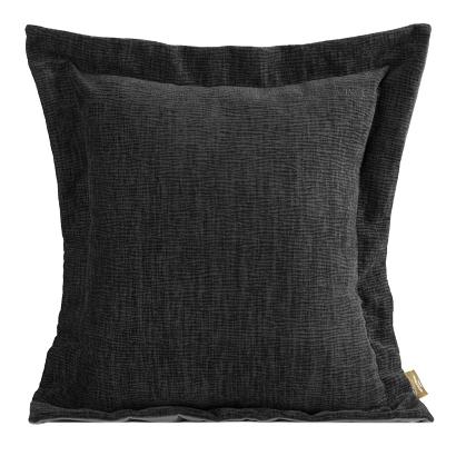 Poszewka dekoracyjna ELEGANT2 55x55 Eva Minge Eurofirany czarna szenilowa