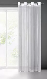 Firana gotowa na przelotkach TAMINA 140x250 Eurofirany biały