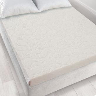 Prześcieradło frotte bez gumki Tulipan 150x205 ZWOLTEX kremowy GRUBE