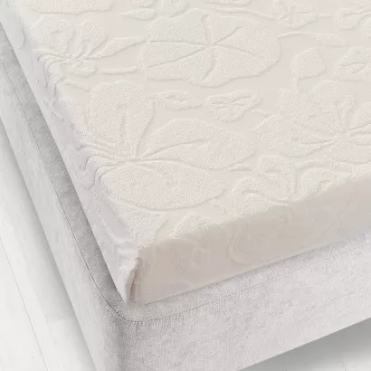Prześcieradło frotte bez gumki Tulipan 150x205 ZWOLTEX kremowy GRUBE