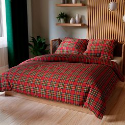 SZKOTI Komplet pościeli z bawełny satynowej 160x200cm 100108/SAT/000/160200/1