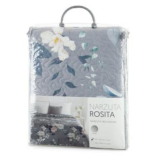 Narzuta dekoracyjna ROSITA 200x220 srebrny