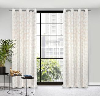 Zasłona gotowa na przelotkach MARIGOLD 140x250 Eurofirany biały/złoty