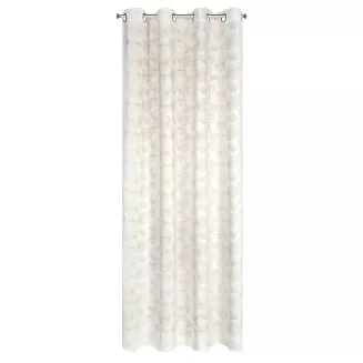 Zasłona gotowa na przelotkach MARIGOLD 140x250 Eurofirany biały/złoty