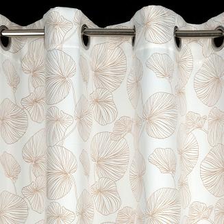 Zasłona gotowa na przelotkach MARIGOLD 140x250 Eurofirany biały/złoty