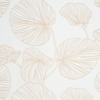 Zasłona gotowa na przelotkach MARIGOLD 140x250 Eurofirany biały/złoty