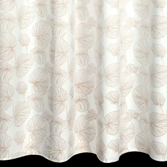 Zasłona gotowa na przelotkach MARIGOLD 140x250 Eurofirany biały/złoty