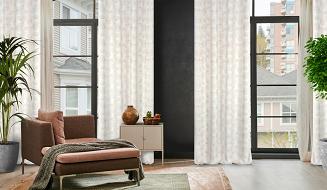 Zasłona gotowa na przelotkach MARIGOLD 140x250 Eurofirany biały/złoty