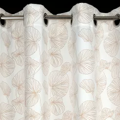 Zasłona gotowa na przelotkach MARIGOLD 140x250 Eurofirany biały/złoty
