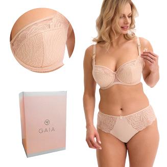 Biustonosz dla karmiących Mama 1227 półusztywniany beżowy