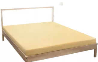 Prześcieradło jersey z gumką 180x200 bananowy