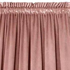 Zasłona gotowa na taśmie MELANIE 140x270 Eurofirany ciemny róż