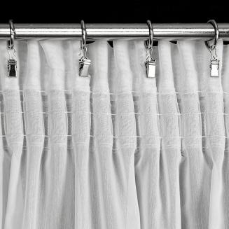 Firana gotowa na taśmie ELENA Eurofirany biały