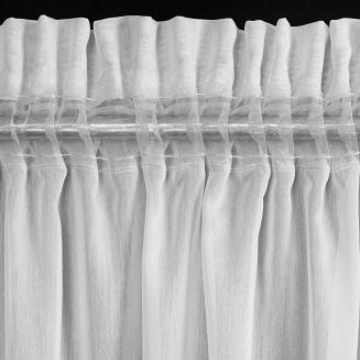 Firana gotowa na taśmie ELENA Eurofirany biały