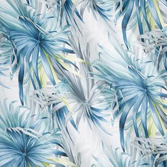 Zasłona gotowa na przelotkach INGRID 140x250 Eurofirany niebieski