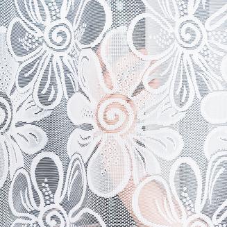 Firanka żakardowa gotowa na żabki PATRYCJA 300x160 biała