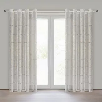Firana gotowa na przelotkach KATY 140x250 Eurofirany biały