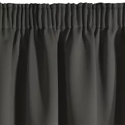Zasłona gotowa na taśmie PARISA 140x270 Design91 grafitowy ziemisty