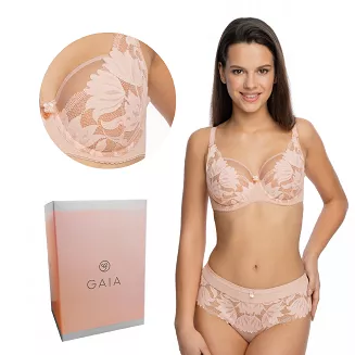 Biustonosz GAIA Soft Nike 1135 miękki różowy