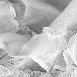 Firana gotowa na szelkach LILIAN 150x70 Eurofirany biały