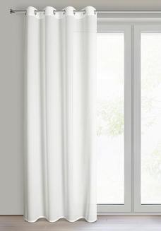 Firana gotowa na przelotkach ROSSI 135x250 Eurofirany biały