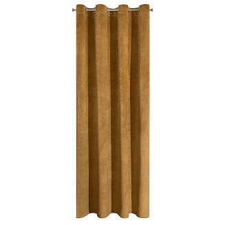 Zasłona gotowa na przelotkach VILLA 140x250 Eurofirany miodowy