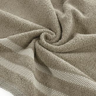 Ręcznik RIKI 70x140 Eurofirany jasny brązowy