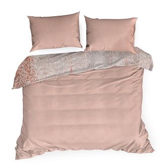 Pościel satynowa 200x220 Eurofirany pudrowy róż