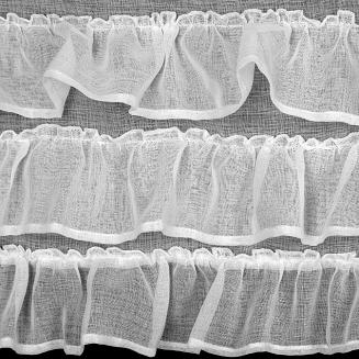 Firana gotowa na szelkach LILIAN 150x90 Eurofirany biały