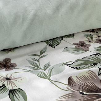 Pościel satynowa SPRING 160x200 Eurofirany biały