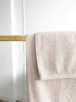 Ręcznik frotte Bari 100x150 gładki beżowy
