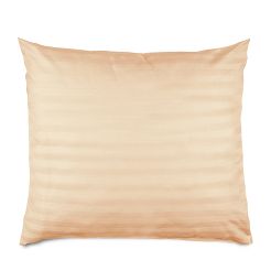 Poszewka satyna bambusowo-bawełniana STRIPE BEIGE 50x60 Darymex jednokolorowa beżowa