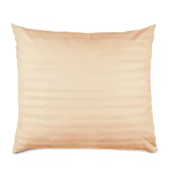 Poszewka satyna bambusowo-bawełniana STRIPE BEIGE 50x60 Darymex jednokolorowa beżowa