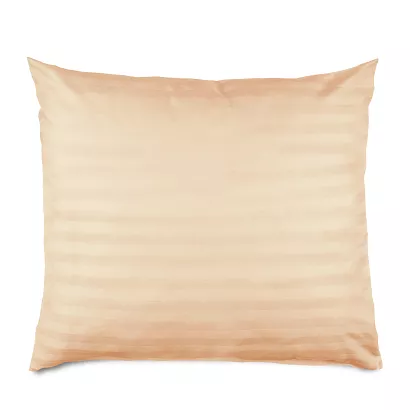 Poszewka satyna bambusowo-bawełniana STRIPE BEIGE 50x60 Darymex jednokolorowa beżowa