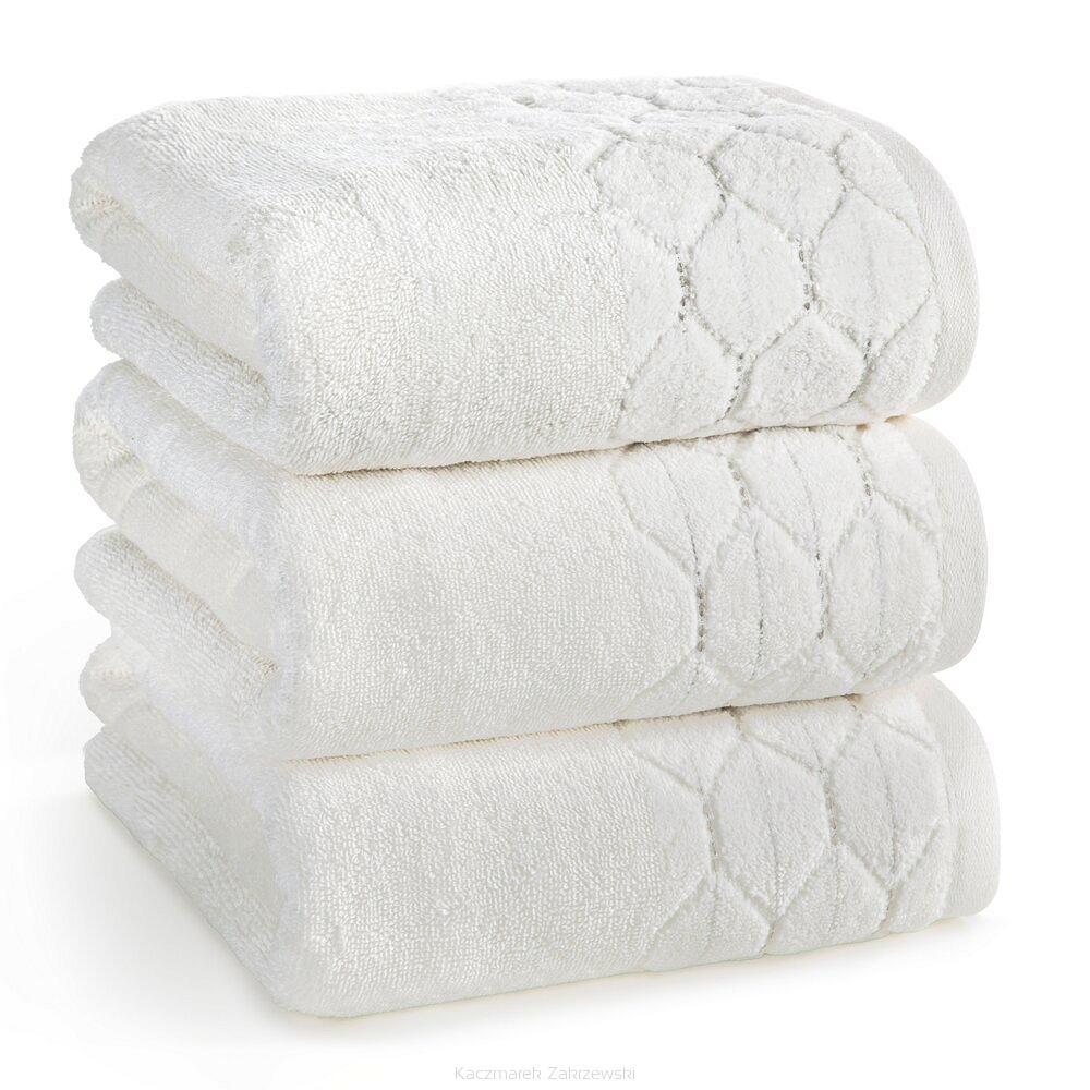 Ręcznik bawełniany LUMIA 70x140 Eurofirany kremowy