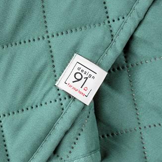 Narzuta dekoracyjna ALARA-3 220x240 Eurofirany turkusowa