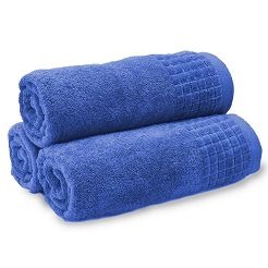 Ręcznik kąpielowy Larisa 70x140 niebieski