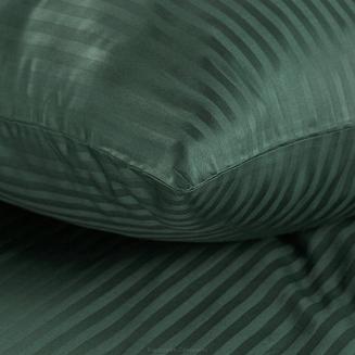 Poszewka dekoracyjna VERA 40x40 Eurofirany ciemnozielona w prążki