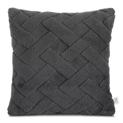Poszewka dekoracyjna CARO 45x45 Design91 stalowy