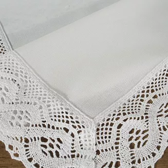 Obrus dekoracyjny SUSAN 40x140 Eurofirany biały