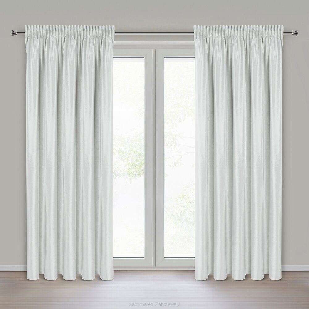 Zasłona gotowa CAMERON 140x270 Eurofirany biały