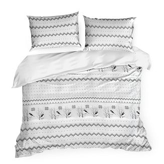 Komplet pościeli świąteczny POS 160x200 Eurofirany biały