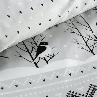 Komplet pościeli świąteczny POS 160x200 Eurofirany biały