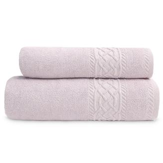 Ręcznik bawełniany SYDNEY 70x140 pastelowy róż