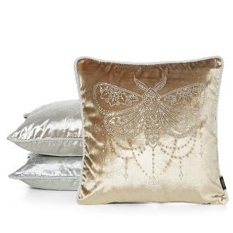 Poszewka dekoracyjna ROYAL 45x45 Eurofirany ciemnobeżowy