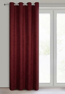 Zasłona gotowa na przelotkach ADA 140x250 Eurofirany bordowy