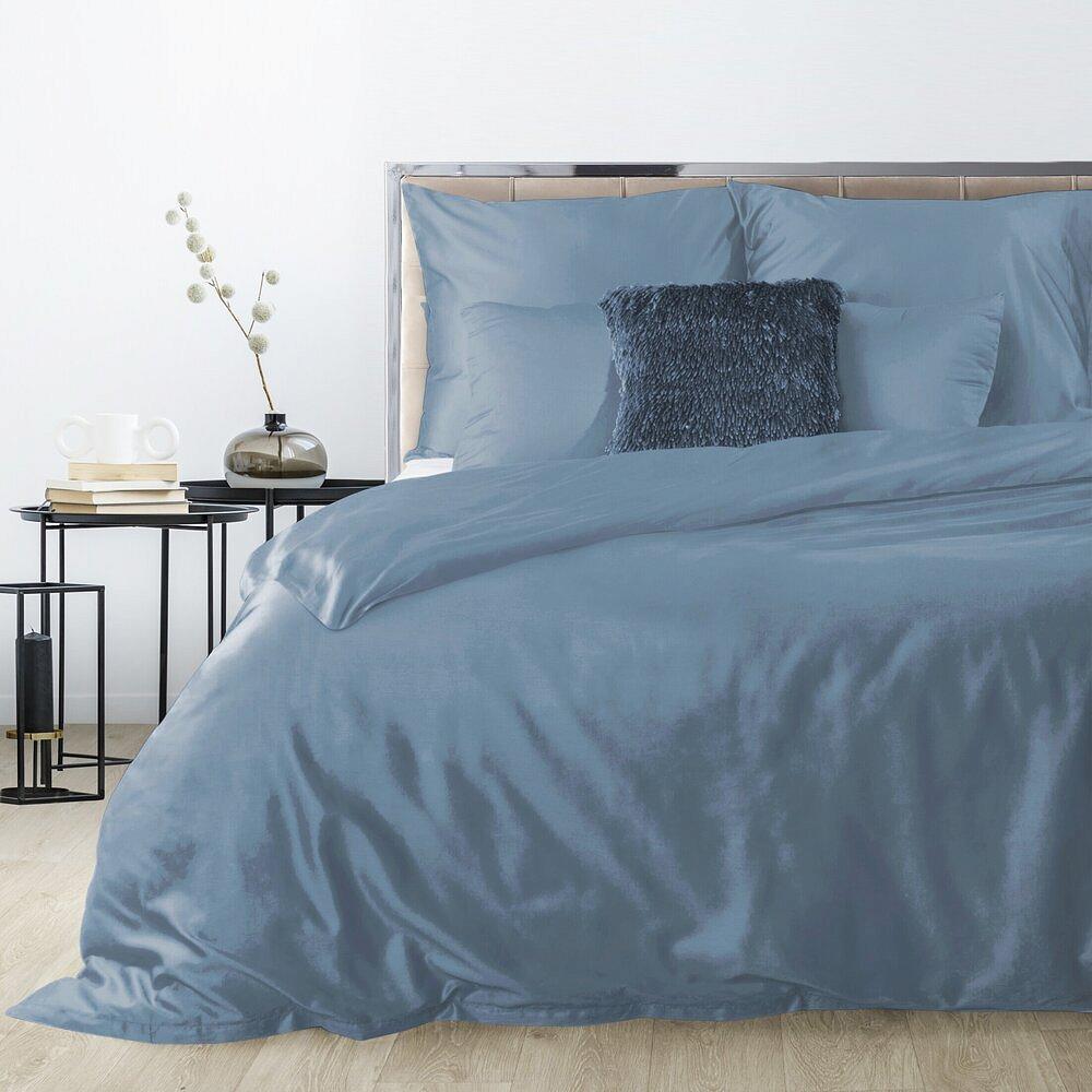 Pościel satynowa NOVA3 160x200 Eurofirany niebieski