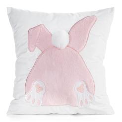 Poszewka dekoracyjna WIOSNA 45x45 Eurofirany jasnoróżowy