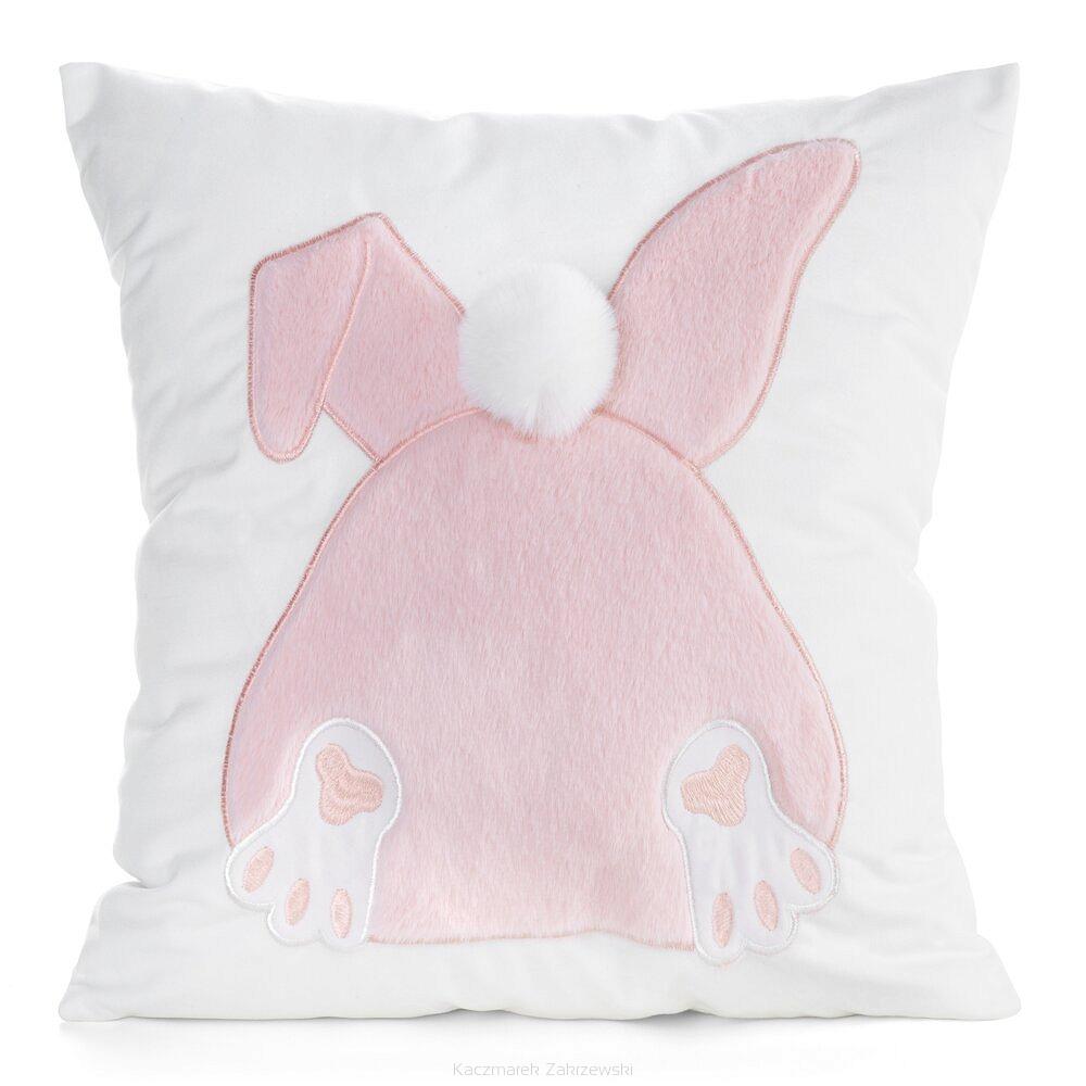 Poszewka dekoracyjna WIOSNA 45x45 Eurofirany jasnoróżowy