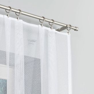 Firanka żakardowa gotowa na żabki ARALIA 300x160 biała